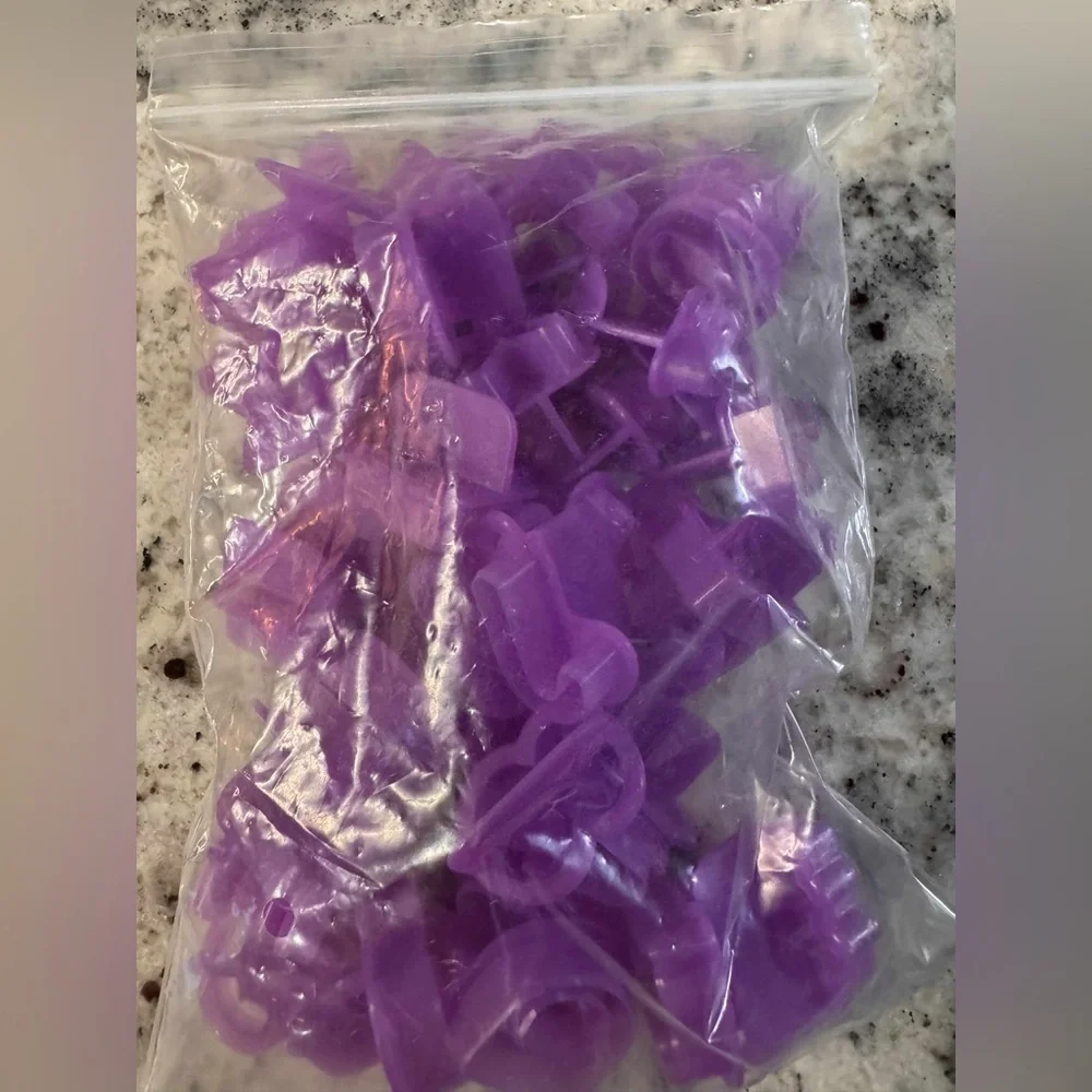 Purple mini Alphabet Cookie Cutters